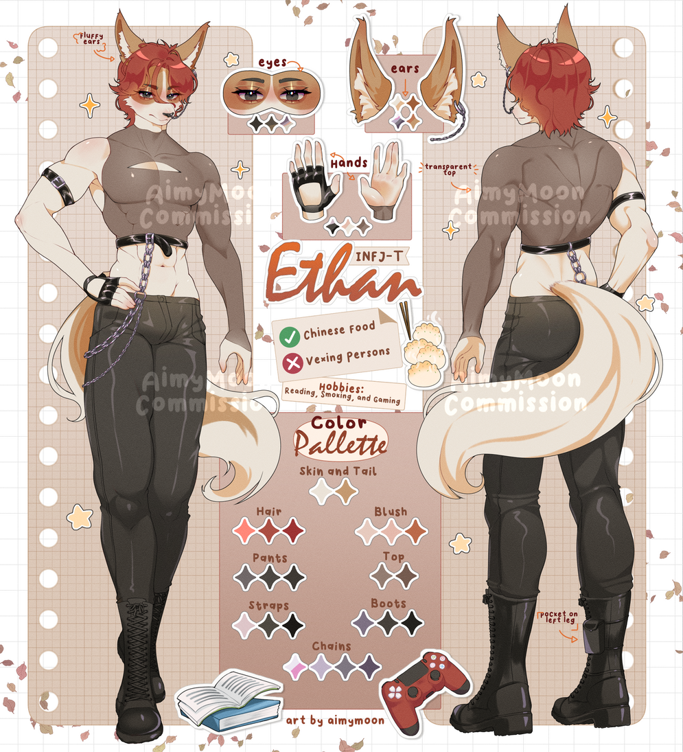 Reference sheet commission for Emilovesyhu